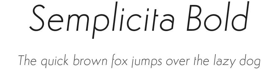Semplicita Bold by Alessandro Butti, Aldo Novarese, Leonardo Di Lena — Sans Font