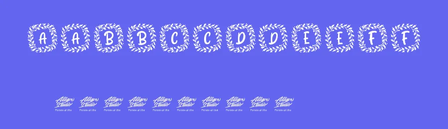 Shanty Christmas Monogram Reg by Fadli Ramadhan Iskandar — Display Font — thumbnail 3