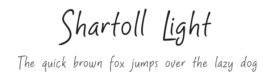 Shartoll Light by Situjuh Nazara — Script Font