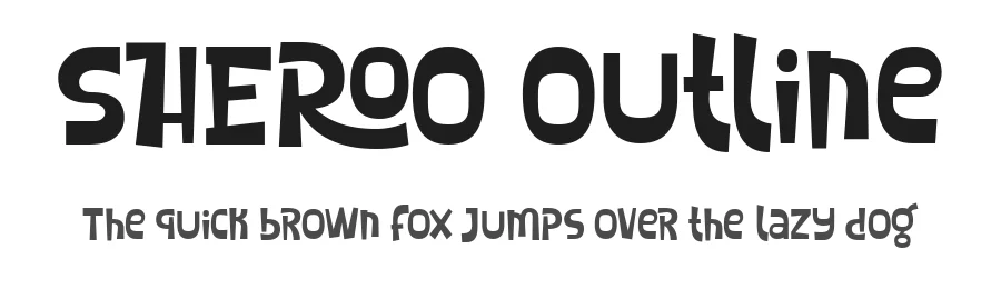 SHEROO Outline by Situjuh Nazara — Display Font