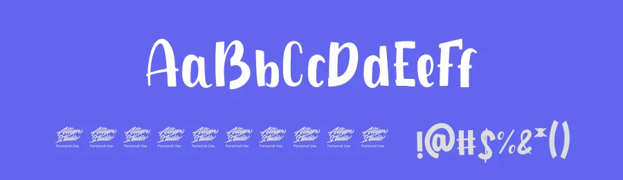Shiny Unicorn Display Personal Use by Fadli Ramadhan Iskandar — Display Font — thumbnail 3