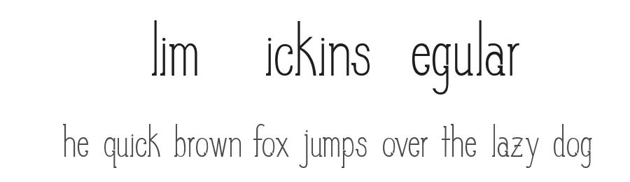 Slim PickinsRegular by Carly Fisher β Display Font