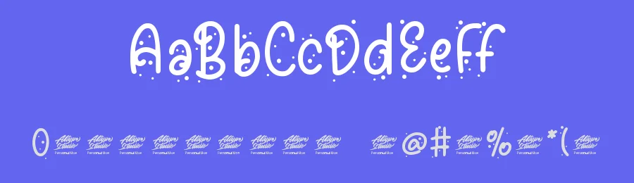 Snowy Dahlia Display by Fadli Ramadhan Iskandar — Sans Font — thumbnail 3
