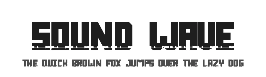 Sound Wave by Joseph Dawson — Sans Font