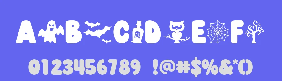 Spooky Haunted by Keithzo — Display Font — thumbnail 3
