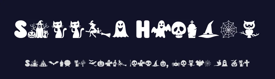 Spooky Haunted by Keithzo — Display Font — thumbnail 2