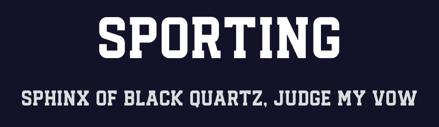 Sporting by Rizky Awaludin (Pentype Studio) — Display Font — thumbnail 2