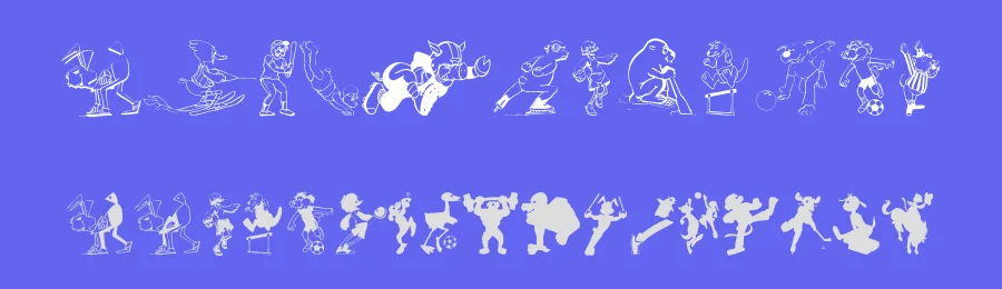 SportsAnimals — Display Font — thumbnail 3
