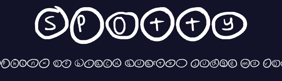 Spotty — Display Font — thumbnail 2