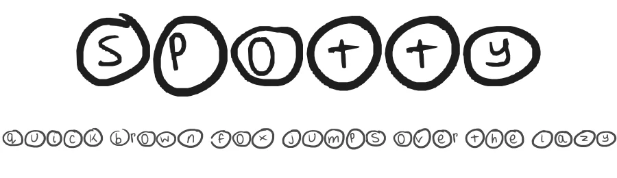 Spotty — Display Font