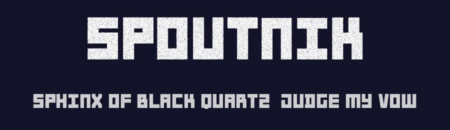 Spoutnik by Qkila — Display Font — thumbnail 2