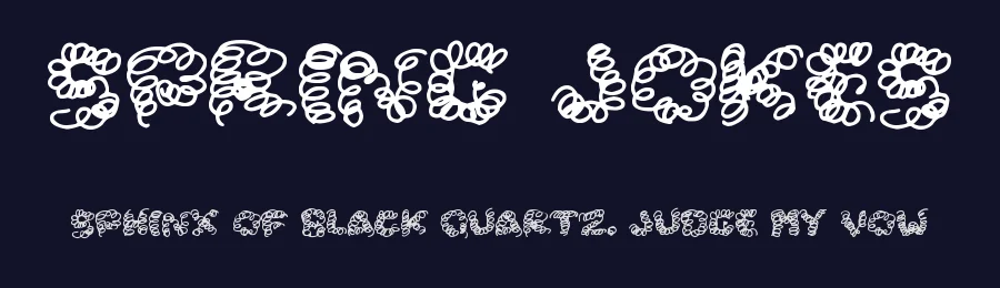 Spring Jokes — Display Font — thumbnail 2