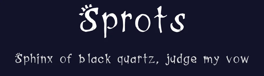 Sprots — Display Font — thumbnail 2