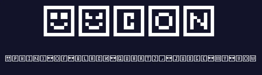 SQcon — Display Font — thumbnail 2