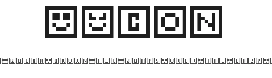 SQcon โ Display Font