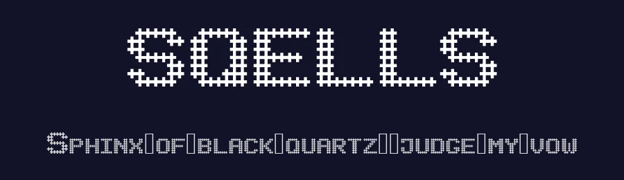 SQELLS — Display Font — thumbnail 2
