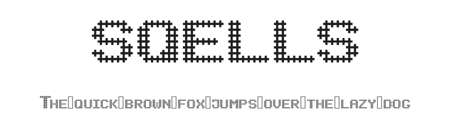 SQELLS โ Display Font
