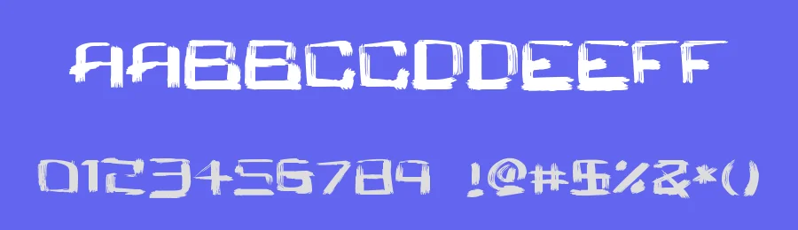 Square Brush — Display Font — thumbnail 3