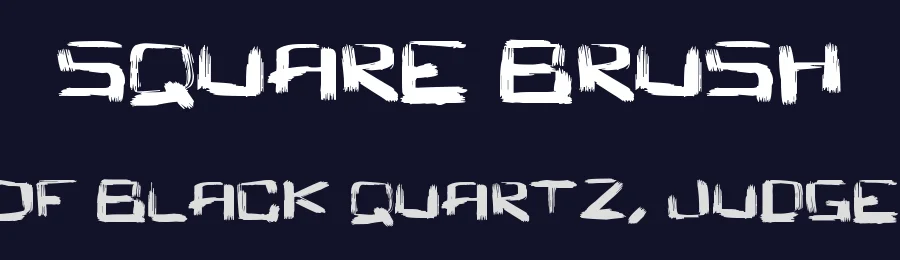 Square Brush — Display Font — thumbnail 2