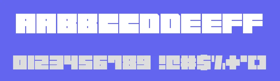 Square Chunks — Display Font — thumbnail 3