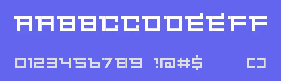 Square Galaxy — Display Font — thumbnail 3