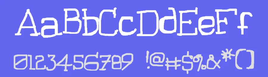 Square Hair — Display Font — thumbnail 3