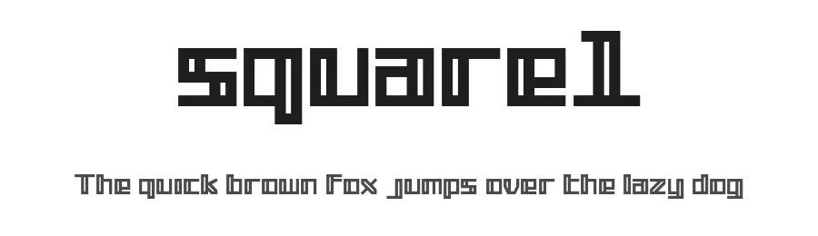 square1 by herulogo 2019 — Display Font