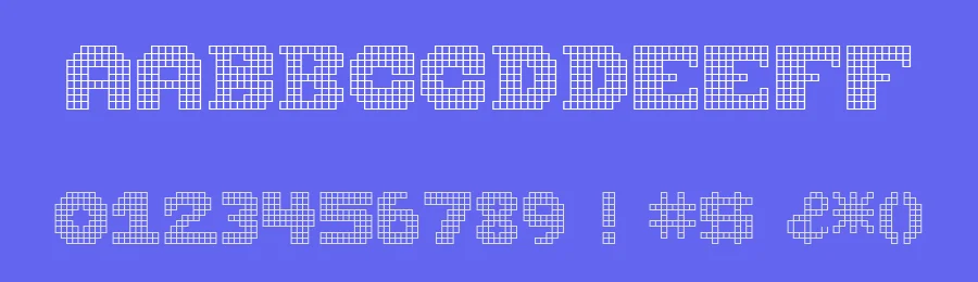 Square9x9 — Display Font — thumbnail 3