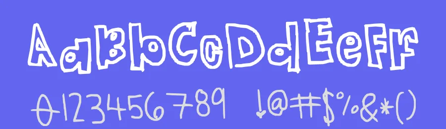 squarebubbly — Display Font — thumbnail 3