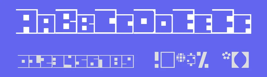 Squaresville — Display Font — thumbnail 3