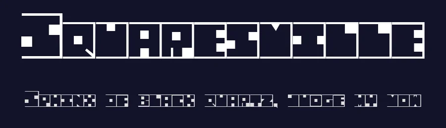 Squaresville — Display Font — thumbnail 2
