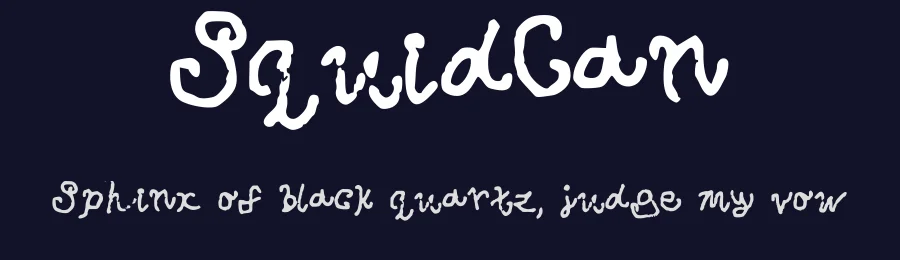 SquidCan — Display Font — thumbnail 2