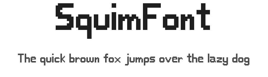 SquimFont β Display Font