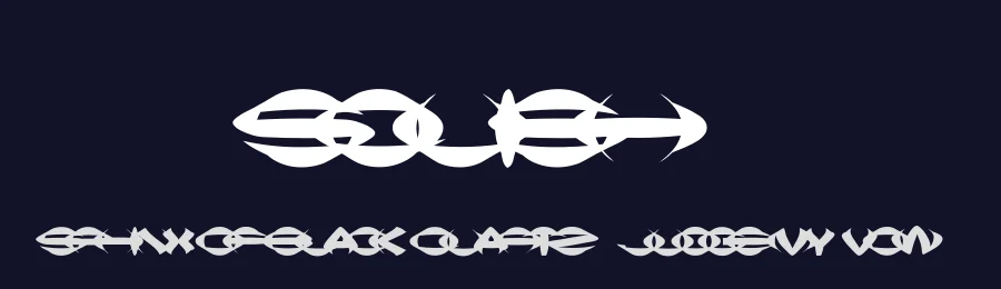 Squish — Display Font — thumbnail 2