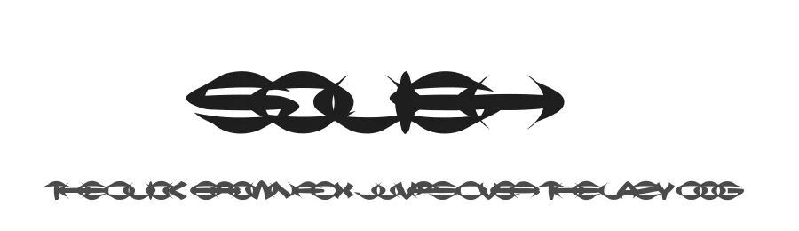 Squish β Display Font