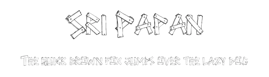 Sri Papan β Display Font