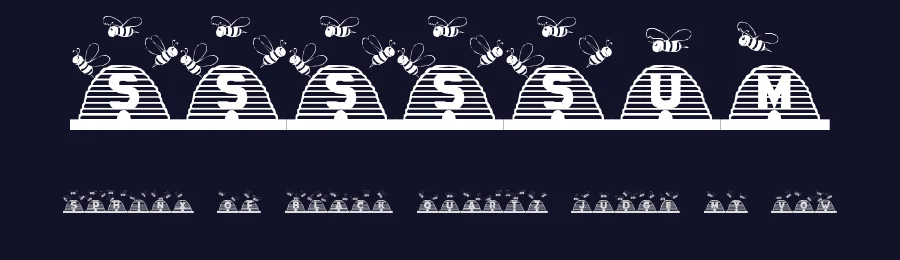 Sssssum — Display Font — thumbnail 2