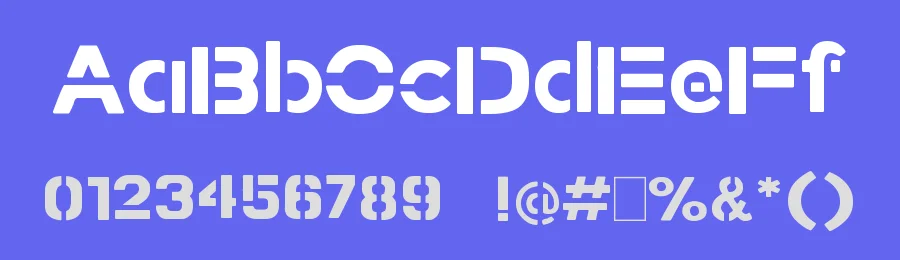 Stamped Navy Font Shadow — Display Font — thumbnail 3