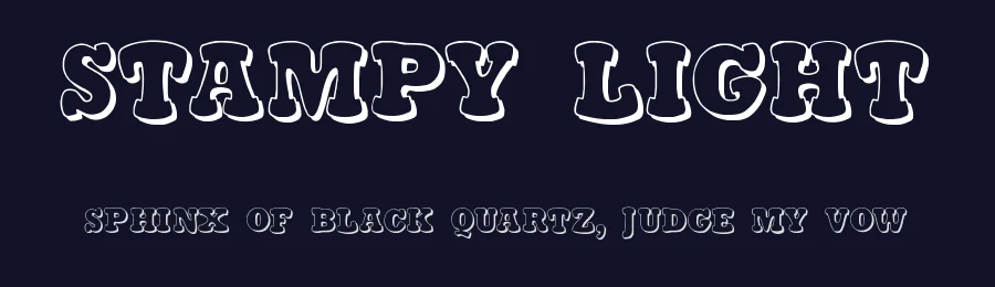 Stampy Light — Display Font — thumbnail 2