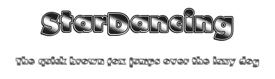 StarDancing by Xerographer Fonts Max Infeld — Display Font