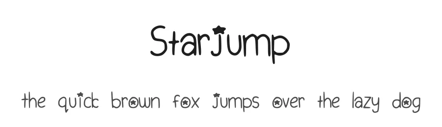Starjump — Display Font
