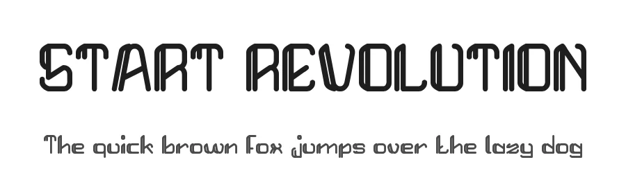 START REVOLUTION by http://www.dafont.com/wino-s-kadir.d2209 — Display Font
