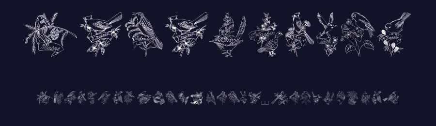 StateBirds — Display Font — thumbnail 2