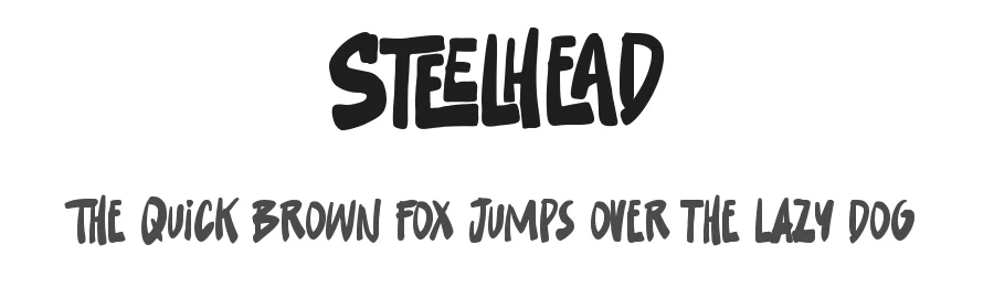 Steelhead by Anang F & Malik Wsn | Gassstype© Studio 2021 — Display Font