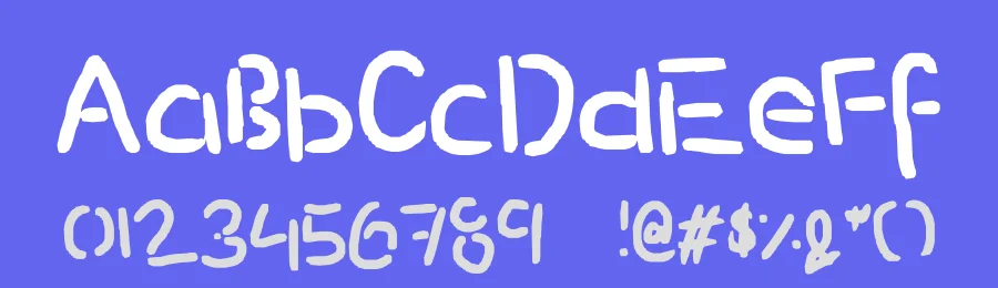 stencil pencil — Display Font — thumbnail 3