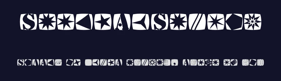 StencilStamps — Display Font — thumbnail 2
