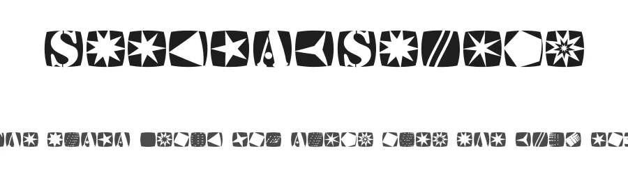 StencilStamps — Display Font
