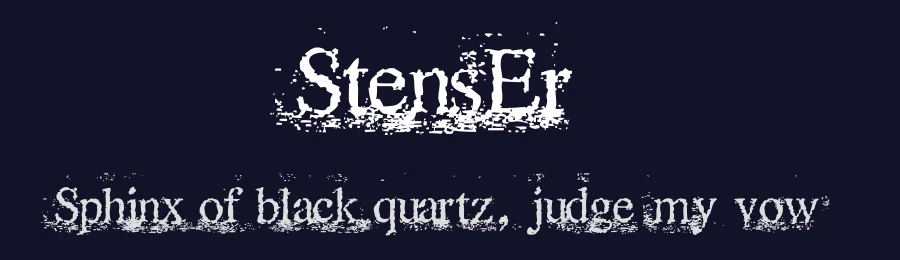 StensEr — Display Font — thumbnail 2