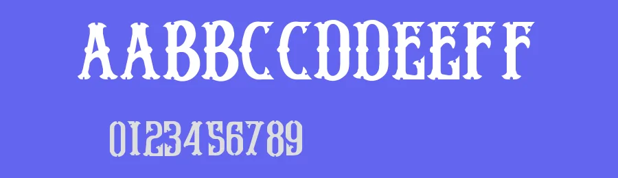 Stf BLACK RIDERS — Display Font — thumbnail 3