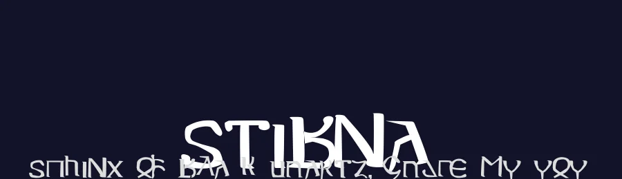 Stibna by Hrothiland Bairhteins. — Display Font — thumbnail 2